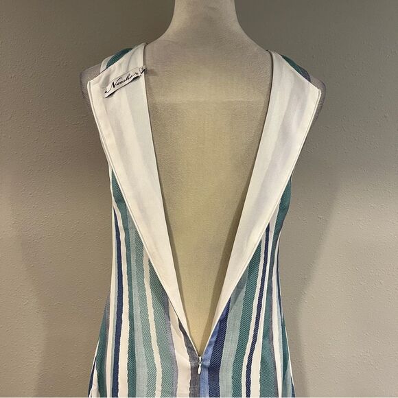 Neesha Striped Sleeveless mini Dress size small - Picture 8 of 14